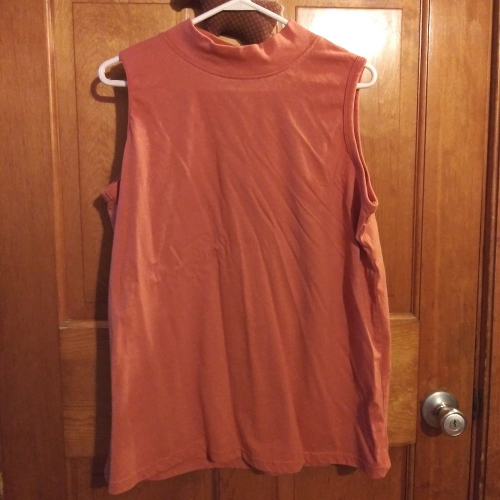 Cider Anthony Richards Sleeveless Mockneck